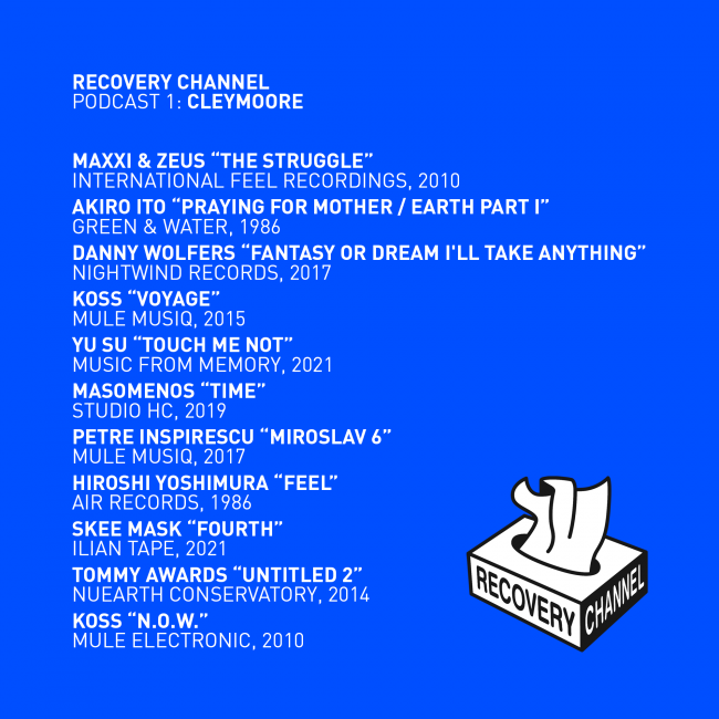 recovery tracklisting